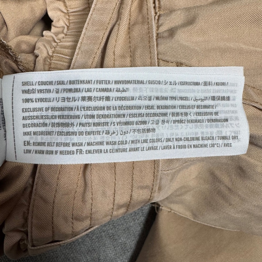 Abercrombie & Fitch Women's Beige Paperbag Waist Jogger Pants Size Small - Picture 9 of 10
